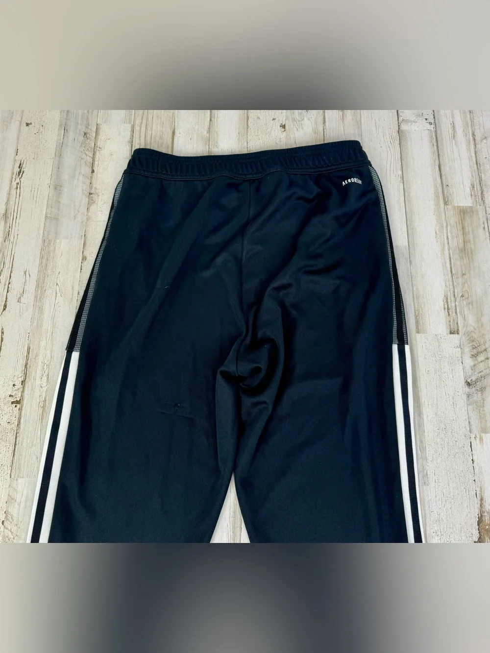 Adidas Climalite Men’s Medium Sweatpants Black White Stripe